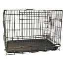 Hondenbench Premium 2-deurs Hamerslag