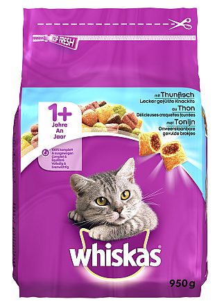 Whiskas kattenvoer Adult tonijn 950 gr