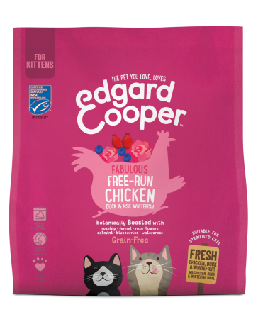 Edgard & Cooper kattenvoer Kitten kip, eend, vis 1,75 kg