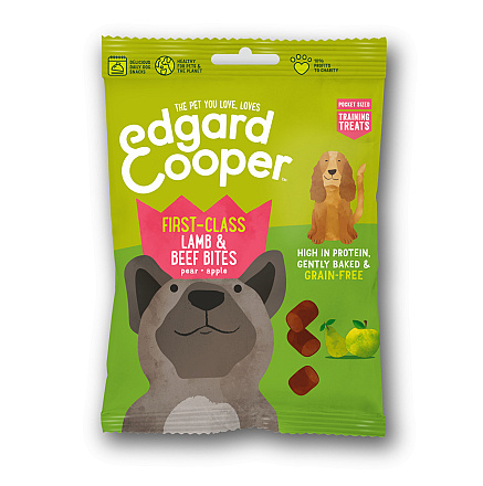 Edgard & Cooper graanvrije bites <br>lam en rund 50 gr