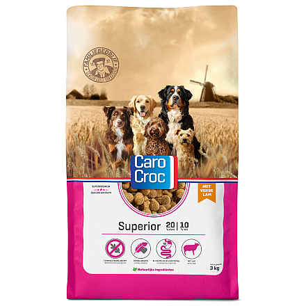 CaroCroc Hondenvoer Superior 3 kg