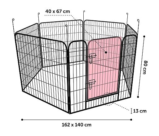 Flamingo Kennel Zecta black