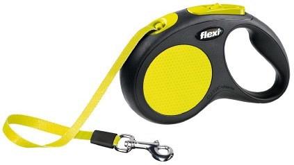 Flexi New Neon M met band 5 mtr